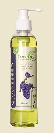 SERENITY GRAPESSED OIL - 8 OZ Sareya Beauty Supply store in Calgary AB Canada